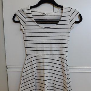 Garage Striped Skater Dress Size XS